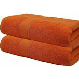 Orange Bath Towels Ebern Designs CB Casabella 2 Jumbo Bath Towel Orange