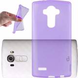 Cadorabo TRANSPARENT PURPLE Case for LG G4 PRO case cover Purple