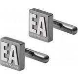 Cufflinks Emporio Armani Mens New Logo Stainless Steel Cufflinks EGS2756060