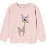 18-24M Sweatshirts Children's Clothing Name It Sweatshirt NmfVenus Sepia Rose/Tier Jahre 104 Sweatshirt