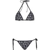 Bikini Sets on sale Balmain logo-print bikini set women Elastane/Polyamide Black