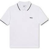 Hugo Boss Polo Shirts Children's Clothing Hugo Boss Short Sleeve Polo White yr yr