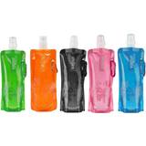 Collapsible Water Bottles Reusable Canteen Sports Foldable Drinking Water Bags 500ml