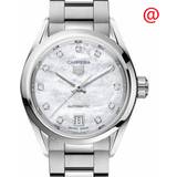 Tag Heuer Stainless Steel - Women Wrist Watches Tag Heuer Carrera Automatic Diamond White Ladies WBN2412-BA0621