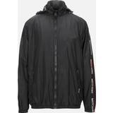Moschino Outerwear Moschino Mens Taped Sleeve Black Jacket