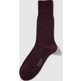 Men Socks Falke Socken mit Woll-Anteil Modell 'ClimaWool' in Bordeaux Rot, Größe