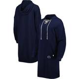 Touch Women's Navy Penn State Nittany Lions Quick Pass Lace-Up V-Neck Hoodie Dress Navy