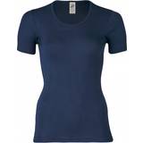 Silk Base Layers ENGEL Natur Women's Unterhemd S/S Merino base layer 34/36, blue