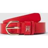 Red - Women Belts Tommy Hilfiger Damengürtel Essential Effortless AW0AW15766 Rot