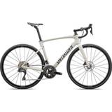 52 cm - White Road Bikes Specialized Roubaix Comp 2024 - Red Ghost Pearl Over Dune White Men's Bike