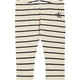 Stripes Trousers Calvin Klein Newborn Striped Leggings Black 749M