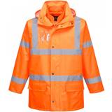 Orange Work Jackets Portwest Hi-Vis Essential 5-in-1 Jacket Orange