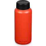 Klean Kanteen 1.1l Stainless Steel Bottle Orange One Size