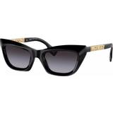 Burberry Unisex Sunglasses Burberry Black Cat-Eye 30018G Black