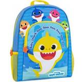 Pink School Bags Baby Shark Pinkfong Kids Backpack Blue one size