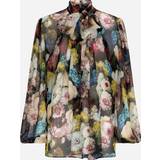 Silk Shirts Dolce & Gabbana Chiffon shirt fiore_notturno_f_ner