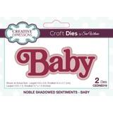 DIY Creative Expressions Baby Shadowed Sentiments Metal Dies for Paper Crafts