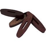 Rubber Equestrian Roma Rubber Rein Stops Brown, Brown