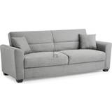 Fabric Furniture HOME DETAIL Fallon Clic-Clac Grey Sofa 215cm 3 Seater
