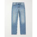 Gucci Trousers & Shorts Gucci Straight-Leg Horsebit-Detailed Jeans Men Blue UK/US