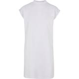 Urban Classics Long Dresses - Women Urban Classics Damen Turtle Extended Shoulder Dress Kleid, White