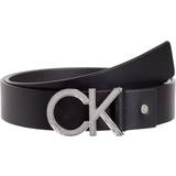 Men Belts Calvin Klein Gürtel, Einfarbig, Mit Logo für Herren Schwarz