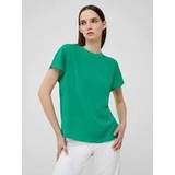 French Connection Crepe Light Crew Neck Top Jelly Bean Green