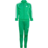 Green Tracksuits Children's Clothing adidas Kid's Adicolor SST Tracksuits - Green