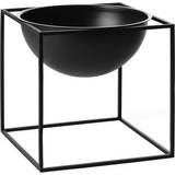 Steel Bowls Audo Copenhagen Cube Black Bowl 23cm