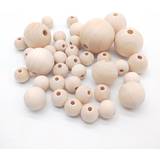 Wooden Toys Beads Natural Ball Wood Bead