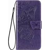 Butterfly Embossing Flip PU Leather Wallet Case For Samsung A72 5G Phone Back Cover