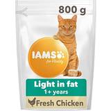 IAMS Cats Pets IAMS Low Fat Complete Dry Cat Food for Senior with Chicken 800