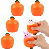 Animals Fidget Toys Squeeze Carrot Rabbit Cup Fidget Toys