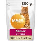 IAMS Cats Pets IAMS Complete Dry Cat Food for Senior 7+ with Chicken 800