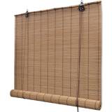 Bamboo Curtains vidaXL Bambusrollo braun 80x