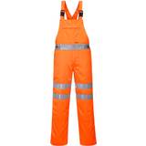 Orange Overalls Portwest Hi-Vis Bib & Brace RIS Orange