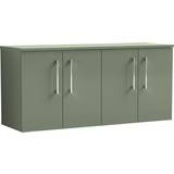 Green Bathroom Furnitures Nuie Arno 1205cm Hung Double