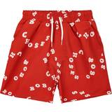UV Protection Swim Shorts Children's Clothing Bobo Choses Kid's Circle All Over Swim Bermuda Shorts - Red