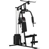 Chest Strength Training Machines Homcom Multifunction Gym Machine with 45kg Weights