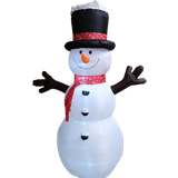 With Lighting Decorations SnowTime Inflatable Light Up White Decoration 245cm
