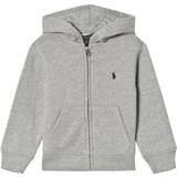 Grey Tops Children's Clothing Polo Ralph Lauren Cotton Blend Fleece Hoodie - Dark Sport Heather (286874)