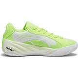 Green Basketball Shoes Puma All-Pro Nitro M - Lime Squeeze/White