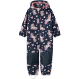 Elastane Soft Shell Overalls Name It Kid's Alfa08 Softshell Suit - Dark Sapphire