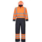 Lined Work Wear Portwest S485 Hi-Vis Contrast Winter Coverall