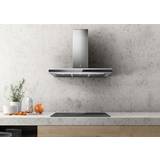 Elica 90cm - Black - Wall Mounted Extractor Fans Elica ADELE2 Stainless Steel & 90cm, Black