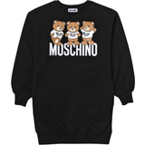 Long Sleeves - Sweatshirt dresses Moschino Gir's Logo-Print Sweatshirt Dress - Black