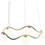 Rebello Decor Circle of Life V2 Coated Brass/Opal White Pendant Lamp 65cm