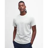 Barbour Men T-shirts Barbour Ponte Stripe T Shirt Off White