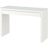 Metal Tables Ikea Malm White Dressing Table 41x120cm