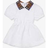 Girls Dresses Burberry Baby White Check Collar Dress WHITE 24M